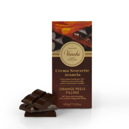 Tavoletta Fondente Ripiena Arancia 100 g